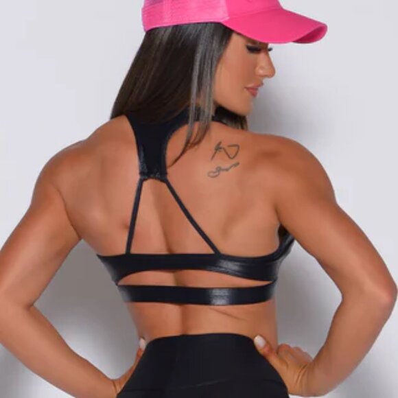 Bombshell Sportswear Power Gloss Bra Black XS - Picture 2 of 6